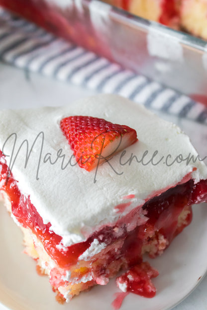 Strawberry Poke Cake (Exclusive With Images and Video)