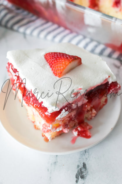 Strawberry Poke Cake (Exclusive With Images and Video)