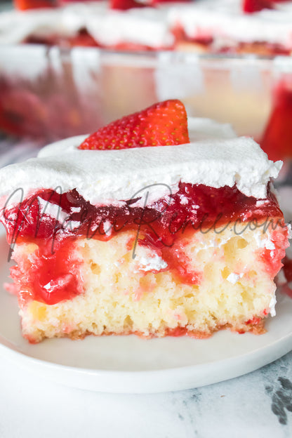 Strawberry Poke Cake (Exclusive With Images and Video)