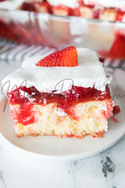 Strawberry Poke Cake (Exclusive With Images and Video)