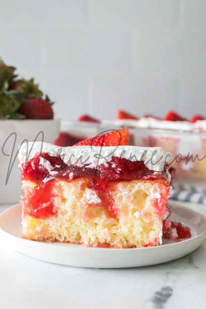 Strawberry Poke Cake (Exclusive With Images and Video)