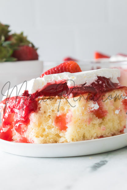 Strawberry Poke Cake (Exclusive With Images and Video)