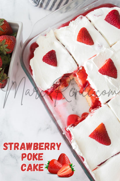 Strawberry Poke Cake (Exclusive With Images and Video)