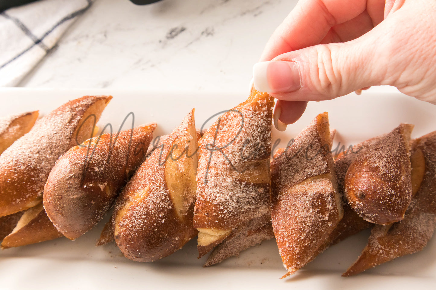 Air Fryer Soft Cinnamon Pretzels (PLR)