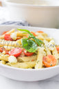 Exclusive: Caprese Pesto Pasta Salad