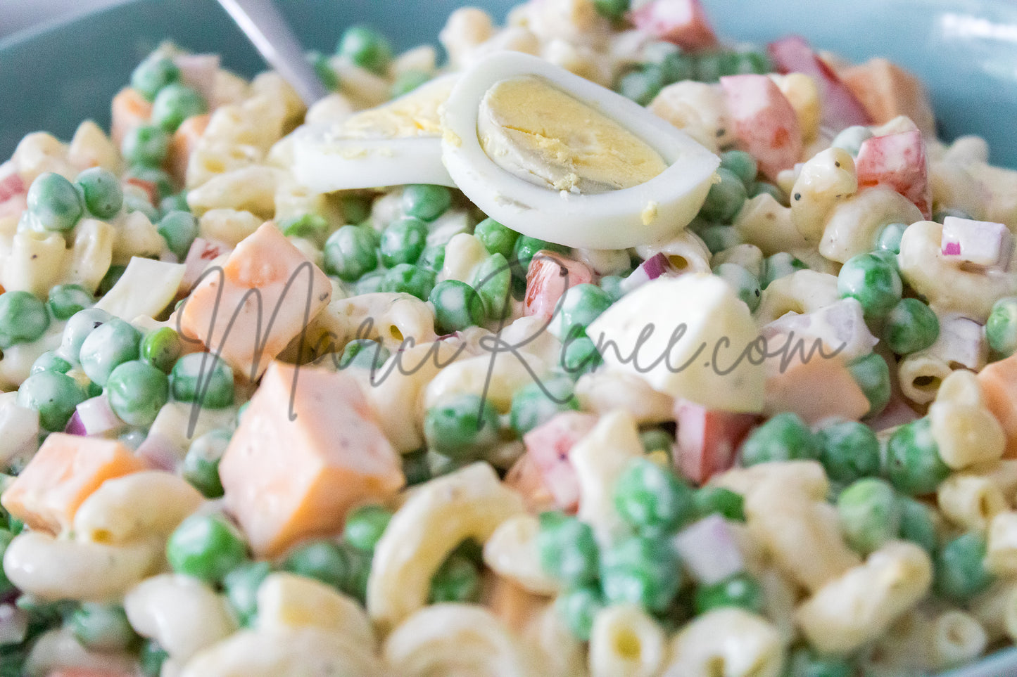 Macaroni Salad with Hard Boiled Eggs (Set 4 Semi)