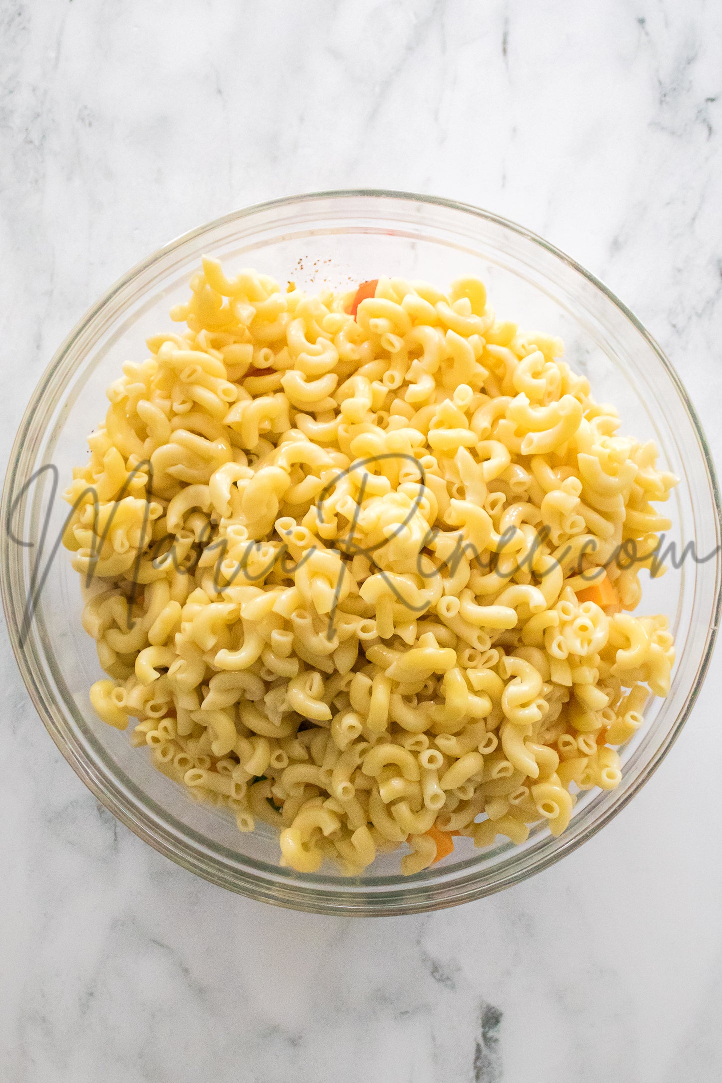 Macaroni Salad with Hard Boiled Eggs (Set 4 Semi)