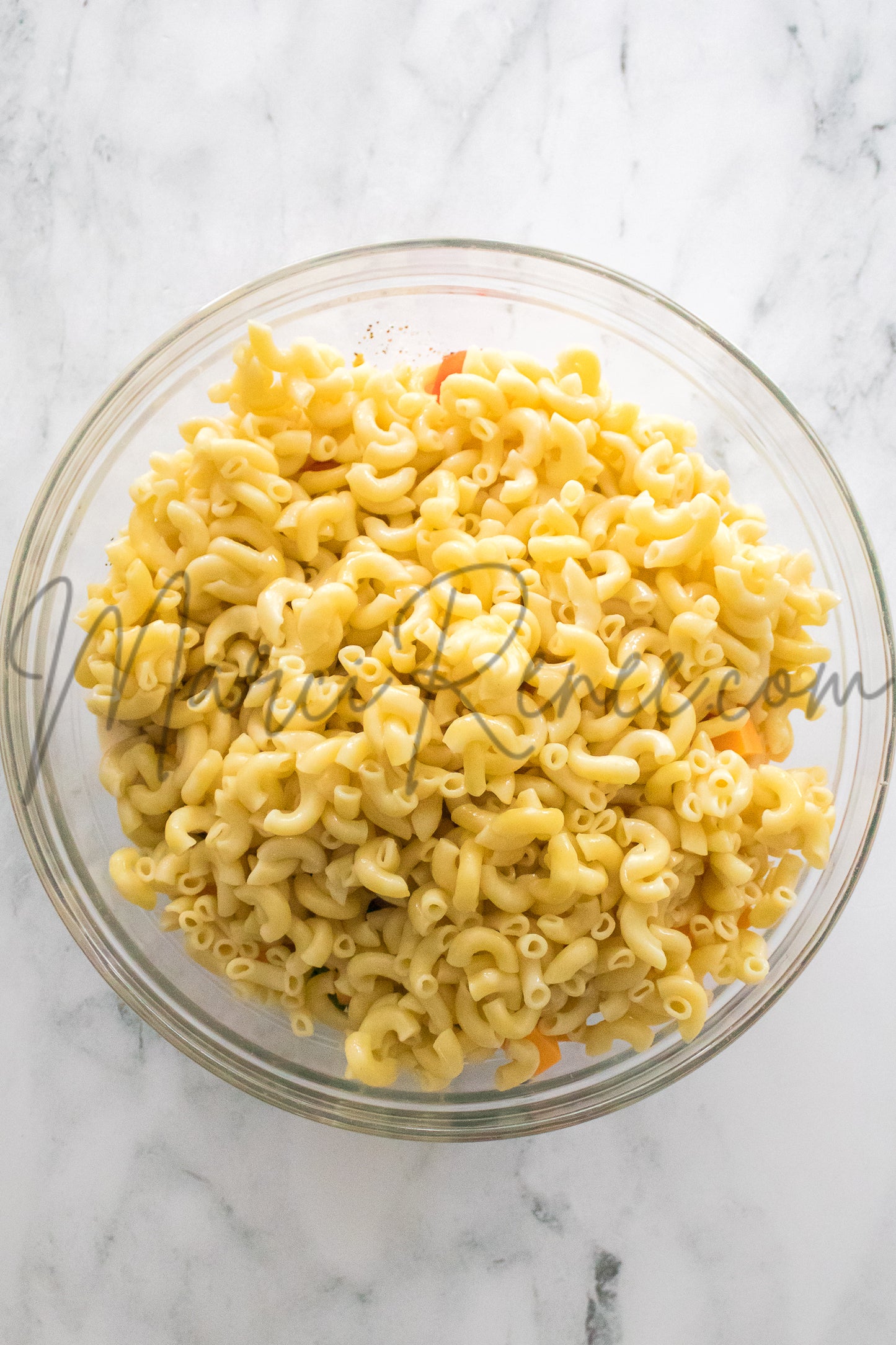 Macaroni Salad with Hard Boiled Eggs (Set 4 Semi)