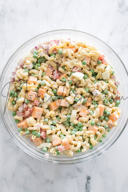 Macaroni Salad with Hard Boiled Eggs (Set 4 Semi)