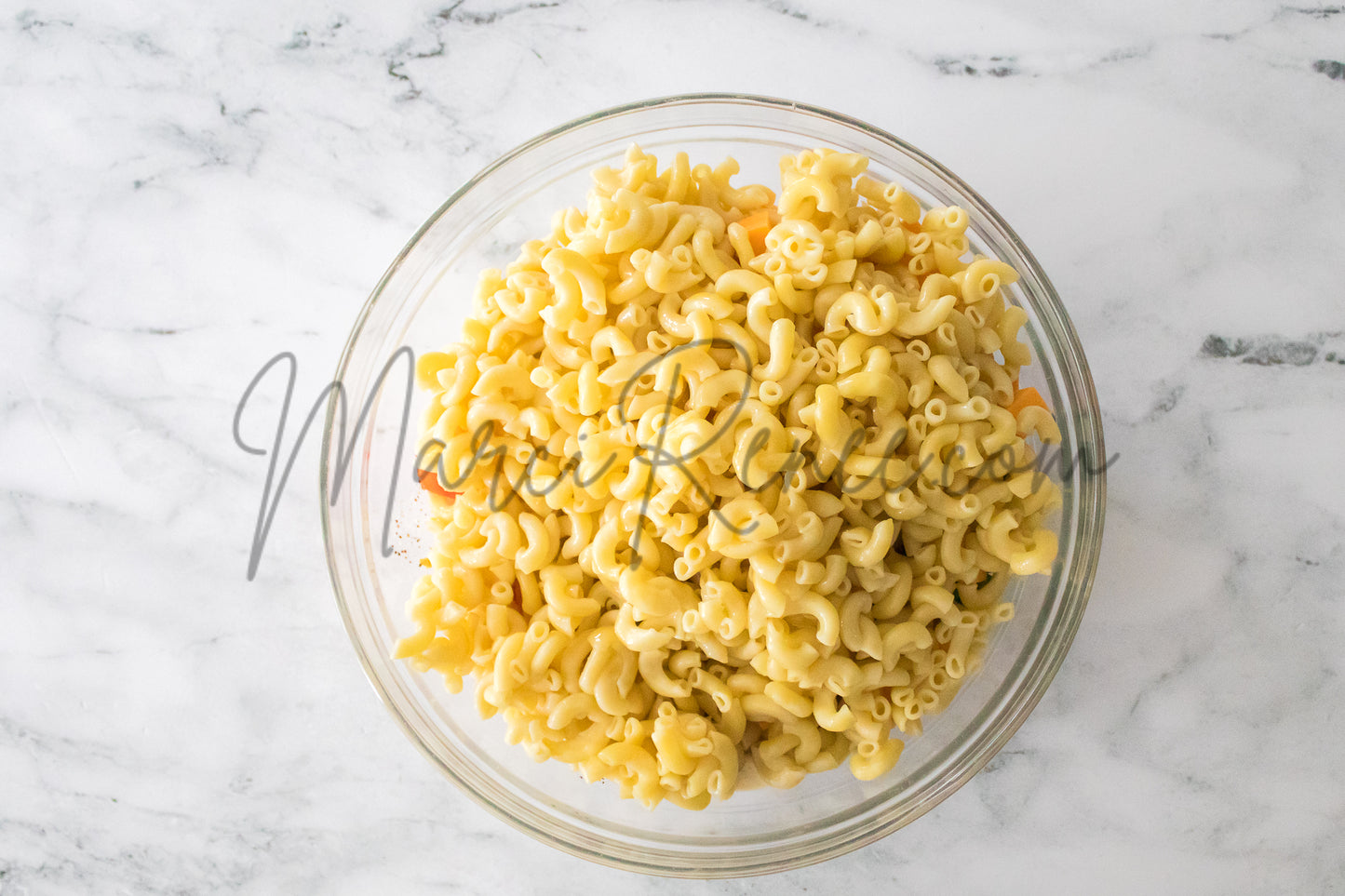 Macaroni Salad with Hard Boiled Eggs (Set 4 Semi)