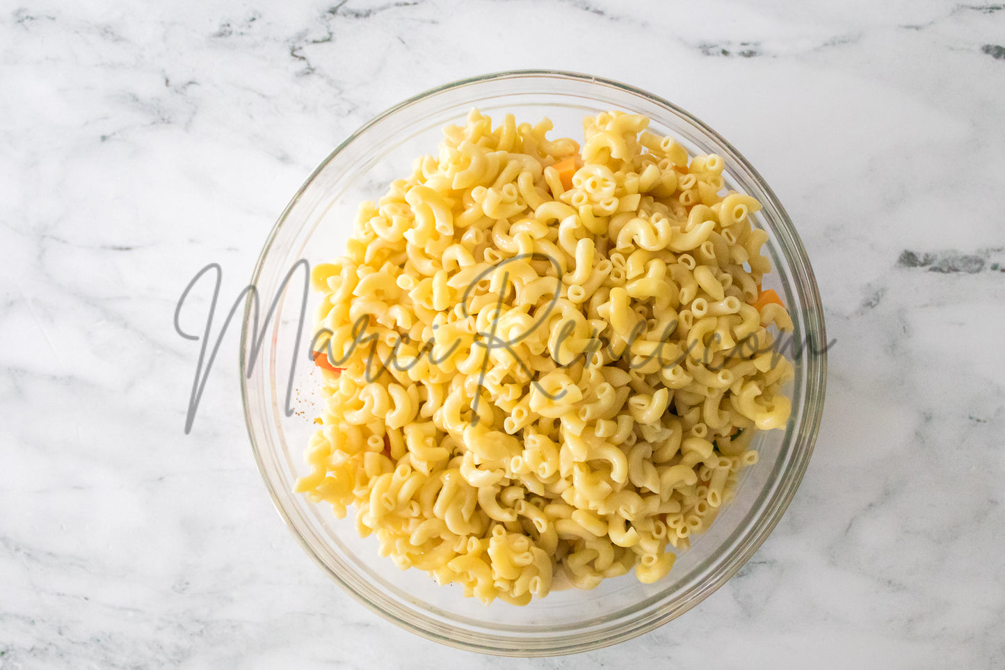 Macaroni Salad with Hard Boiled Eggs (Set 4 Semi)