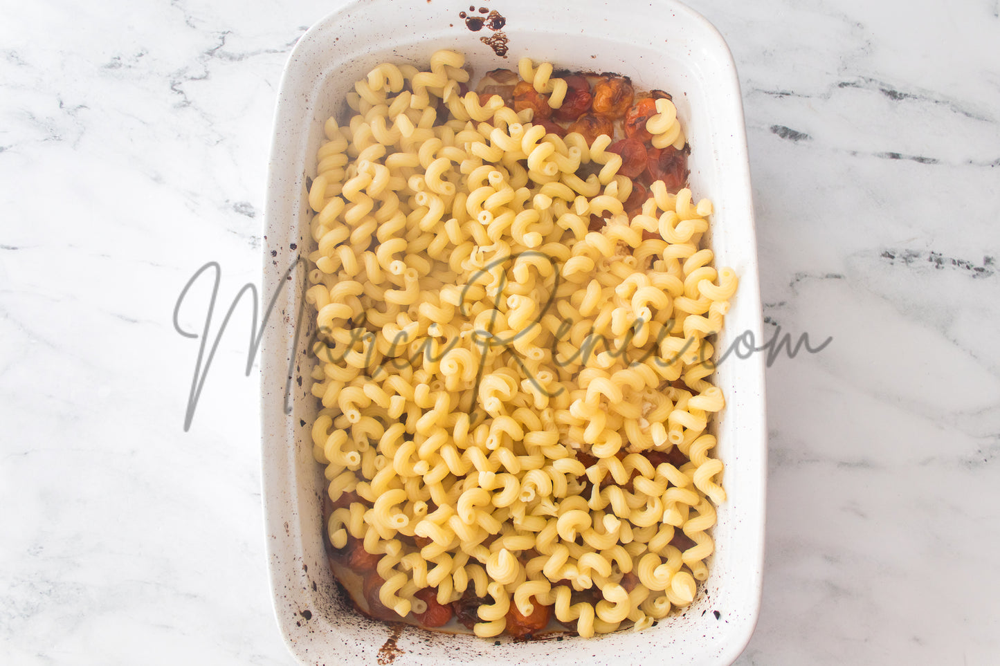 Exclusive: Roasted Cherry Tomato and Feta Pasta