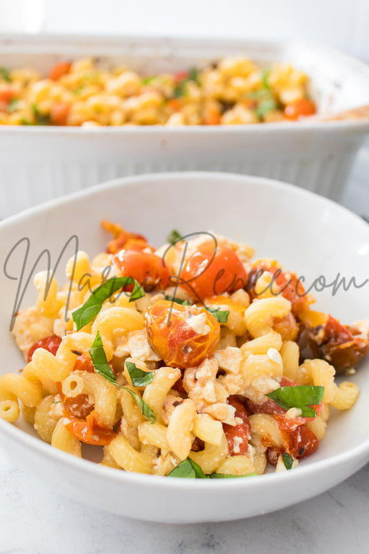 Exclusive: Roasted Cherry Tomato and Feta Pasta