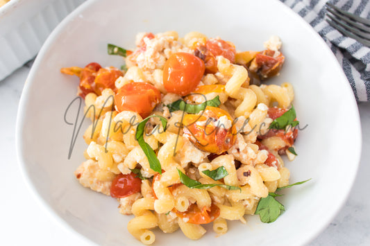 Exclusive: Roasted Cherry Tomato and Feta Pasta